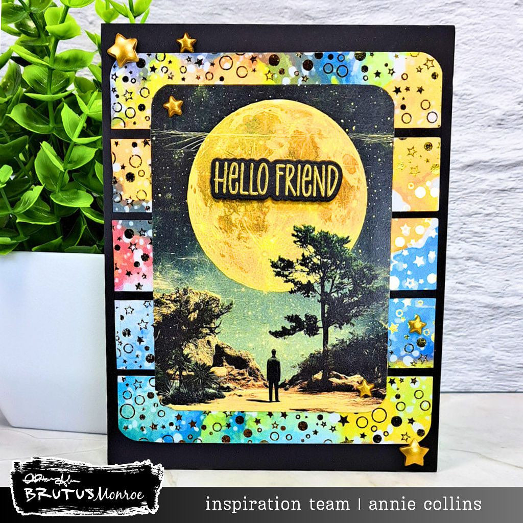 Brutus Monroe Rainbow Galaxy DuoFoil Washi Sheets bru2387 tree