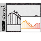 Brutus Monroe Rollercoaster A2 Stencil bru3414