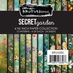 Brutus Monroe Secret Garden 6x6 Paper Pad bru6586