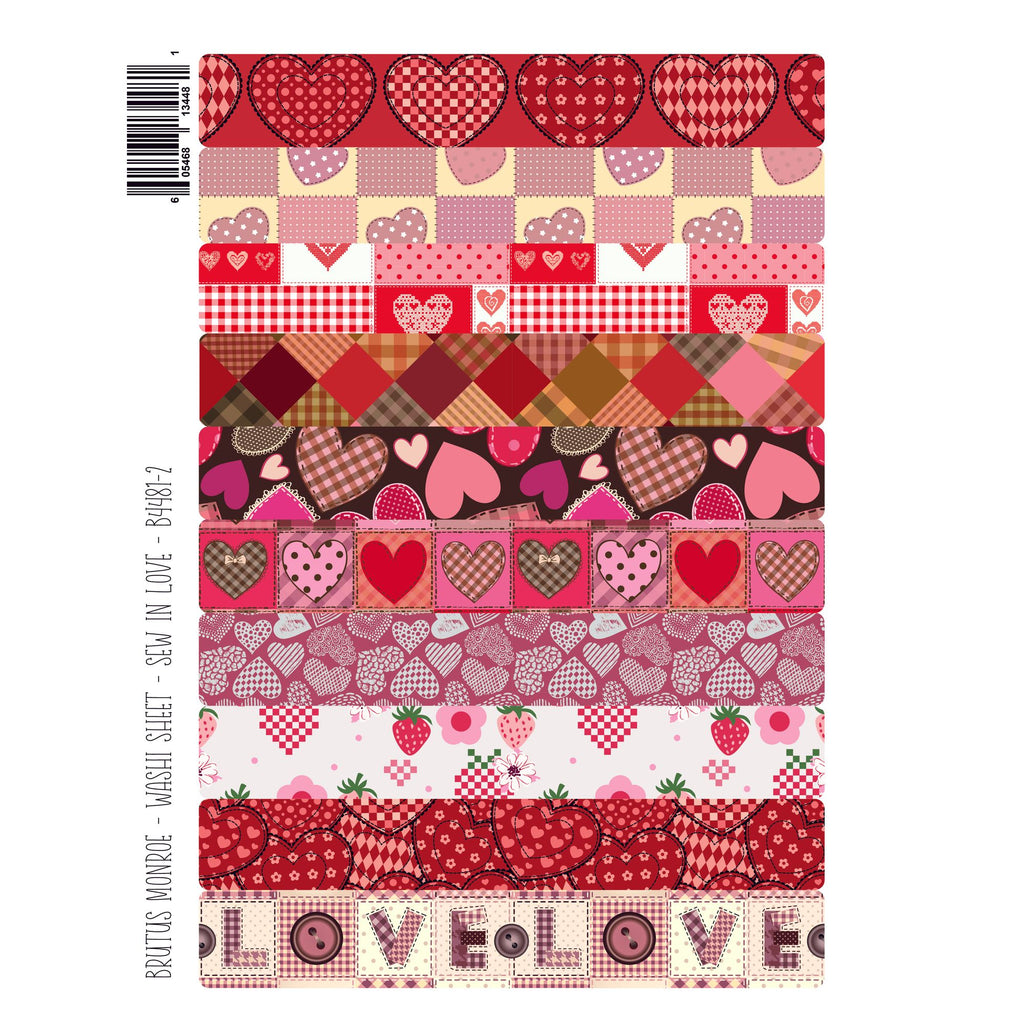 Brutus Monroe Sew in Love Washi Sheets bru4481-2