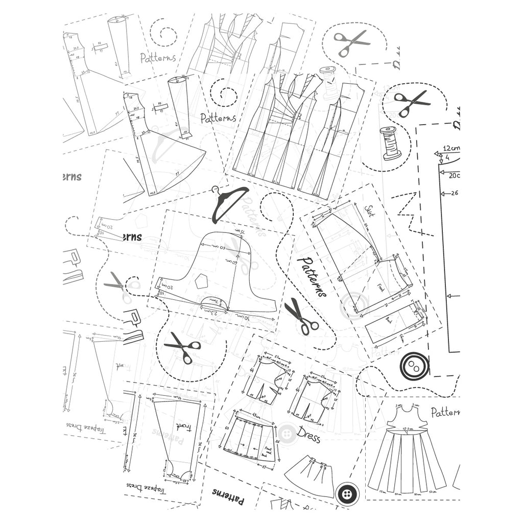Brutus Monroe Sewn Patterns Acetate Sheets bru6049