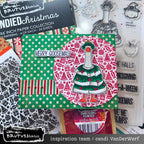Brutus Monroe Silly Goose STAMPtember Exclusive Stamps and Dies Candi Christmas Card