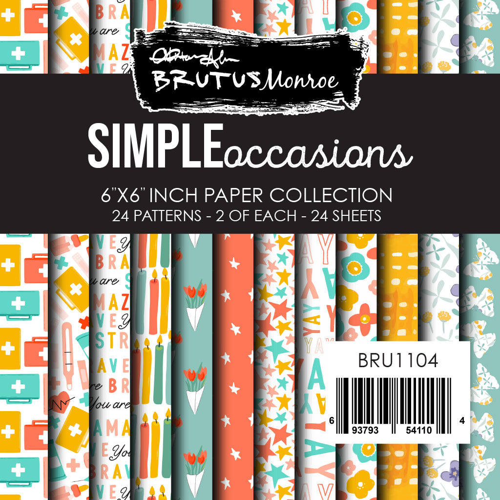 Brutus Monroe Simple Occasions 6x6 Paper Pad bru1104