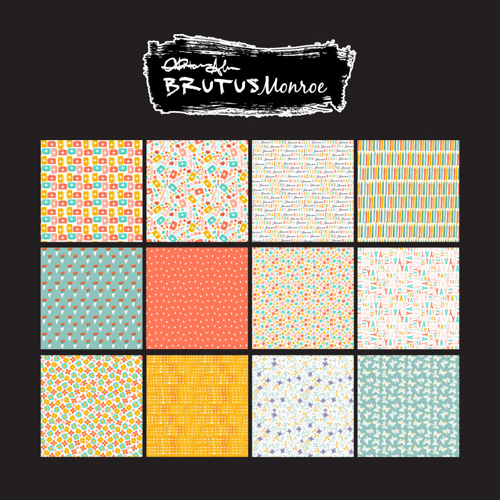 Brutus Monroe Simple Occasions 6x6 Paper Pad bru1104 back cover