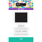 Brutus Monroe Simple Swatch Clear Stamp Set bru8012-2