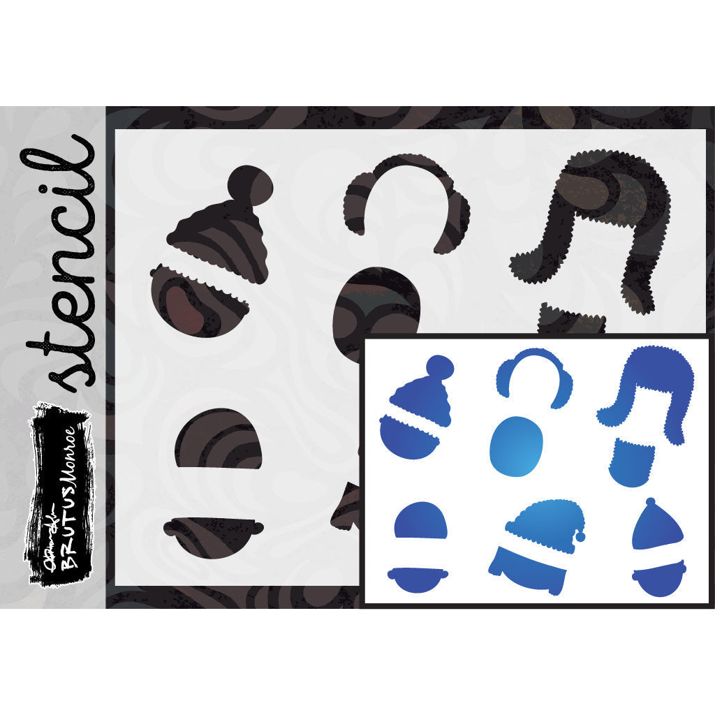 Brutus Monroe Ski Trip Coordinating A2 Stencil bru3258