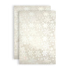 Brutus Monroe Snowflake Sparkle Overlay Adhesive Sheets bru6027