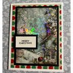 Brutus Monroe Snowflake Sparkle Overlay Adhesive Sheets bru6027 merry christmas winter card