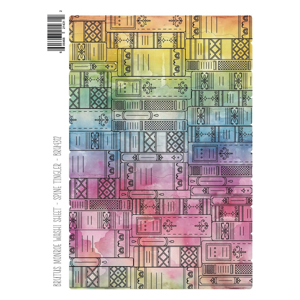 Brutus Monroe Spine Tingler Washi Sheet DuoFoil bru5338-2