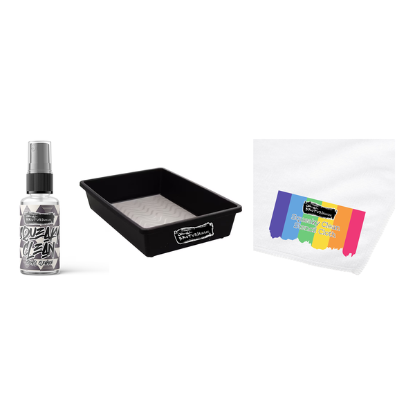 Brutus Monroe Stencil Cleaner, Cloth and Tray Bundle  Simon Says Stamp