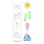 Brutus Monroe Summer Vibes Slide Stencil bru7404