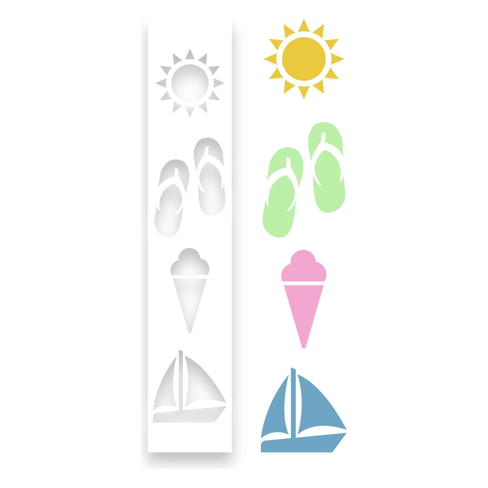Brutus Monroe Summer Vibes Slide Stencil bru7404