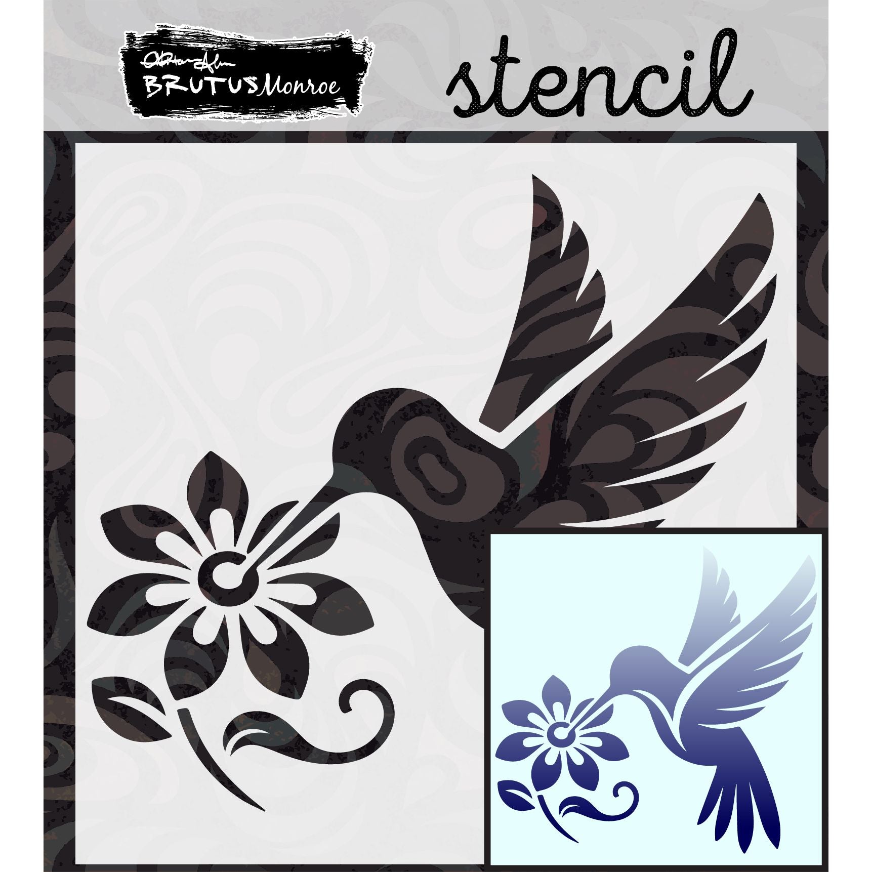 Brutus Monroe Sweet Nectar Mixed Media Stencil bru1672-2 sweet