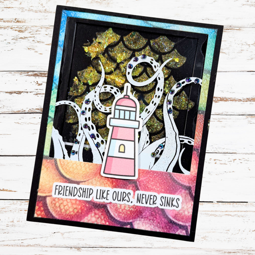 Brutus Monroe Thanks For Sailing Clear Stamps bru5418 friendship