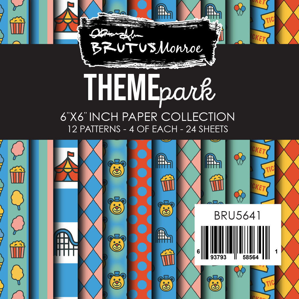 Brutus Monroe Theme Park 6x6 Paper Pad bru5641