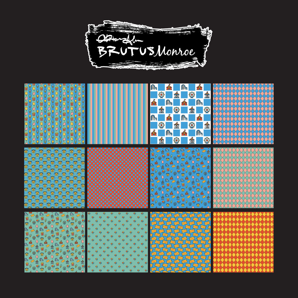 Brutus Monroe Theme Park 6x6 Paper Pad bru5641 cardstock