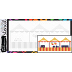 Brutus Monroe Theme Park Games Slimline Layering Stencils bru2268