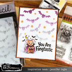 Brutus Monroe Theodore Door to Door Clear Product bru6975 you are fangtastic halloween vampire card with bats jennifer ingle