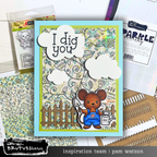 Brutus Monroe Theodore's Garden Clear Stamps bru2690 i dig you