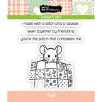Brutus Monroe Theodore's Quilt Clear Stamps bru0850