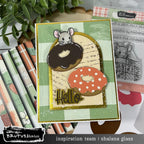 Brutus Monroe Theodore's Quilt Clear Stamps bru0850
 donut