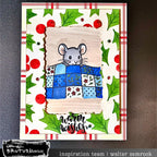 Brutus Monroe Theodore's Quilt Clear Stamps bru0850 warm wishes