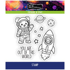 Brutus Monroe Theodore's in Space 4x4 Clear Stamp Set bru7615-2