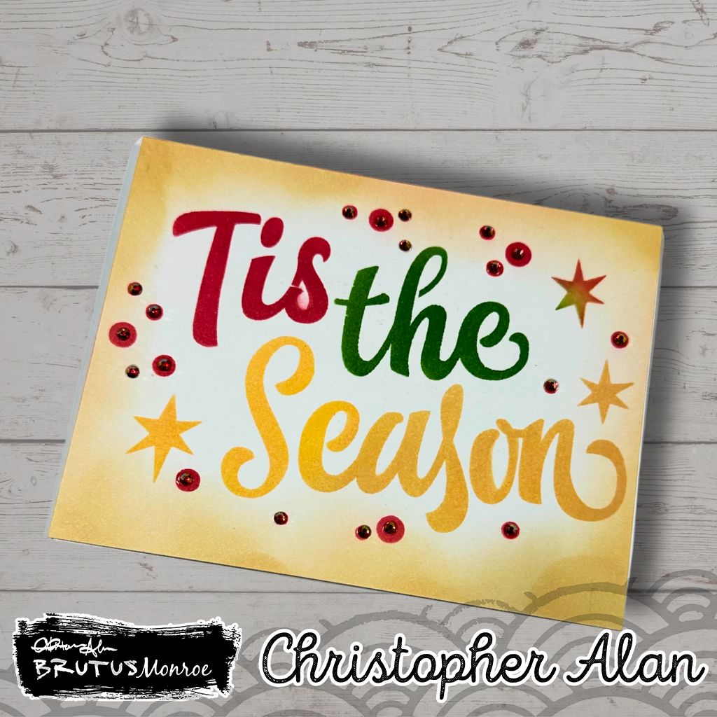 Brutus Monroe Tis The Season Layering Stencil bru2814 season