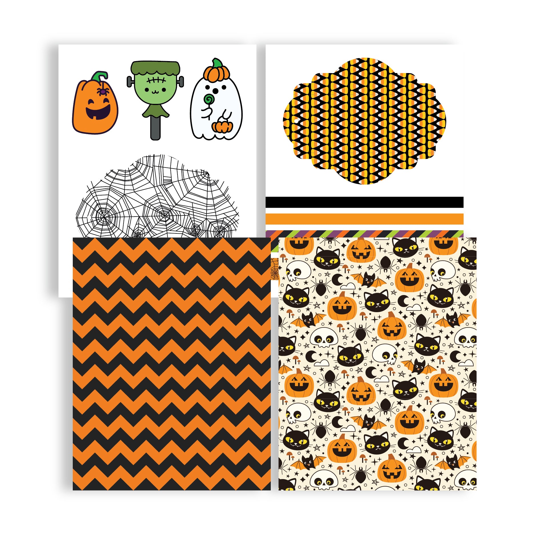 Brutus Monroe Trick or Treat Card Panels bru0434