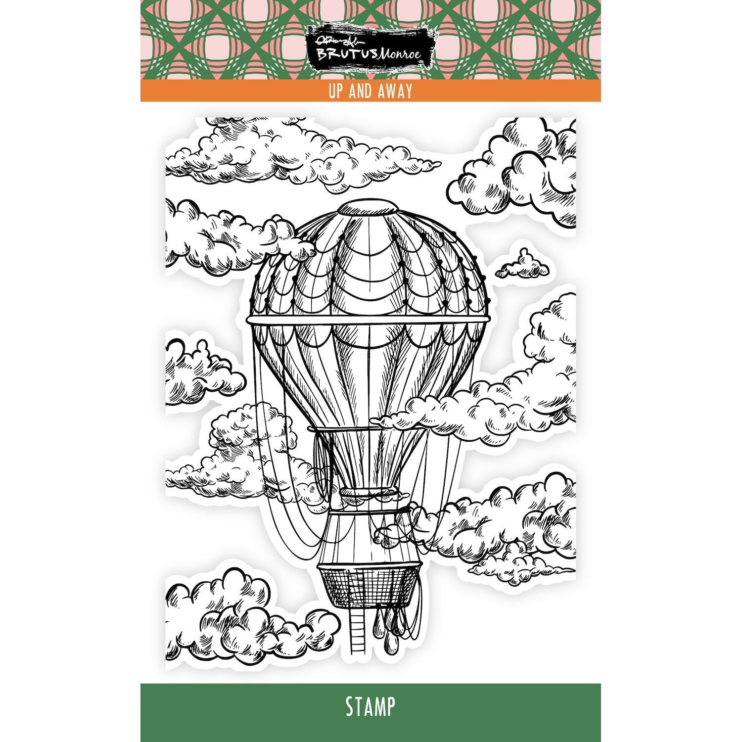 Brutus Monroe Up and Away Clear Stamps bru3122