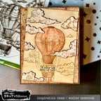 Brutus Monroe Up and Away Clear Stamps bru3122 sepia