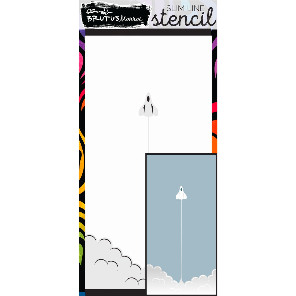 Brutus Monroe Up and Away Slimline Layering Stencils bru5700