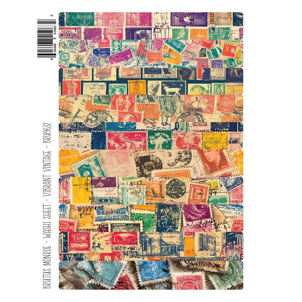Brutus Monroe Vibrant Vintage Washi Sheets bru9632