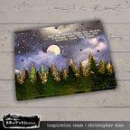 Brutus Monroe Watercolor Forest DuoFoil Sheets bru2546 trees