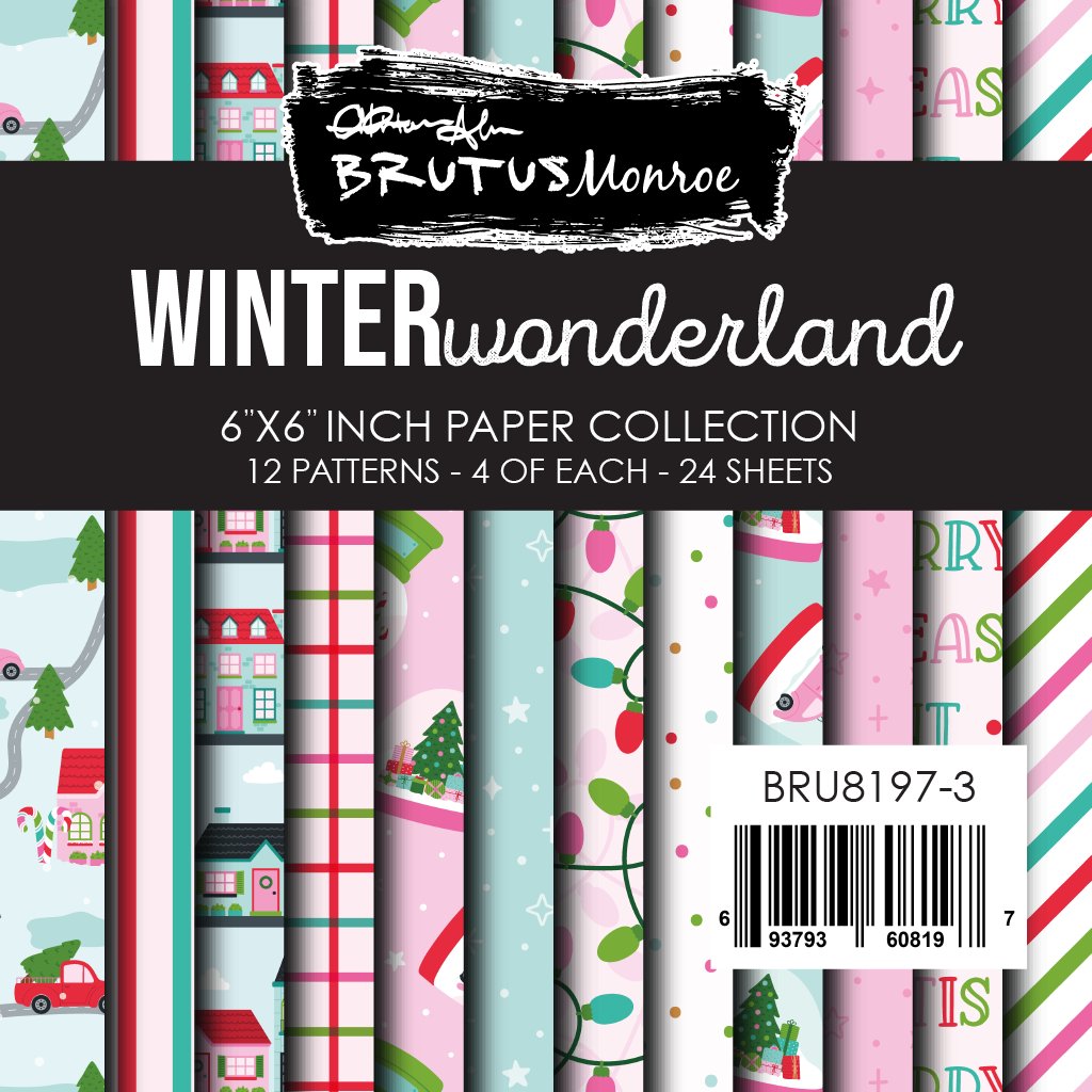 Brutus Monroe Winter Wonderland 6x6 Paper Pad bru8197-3