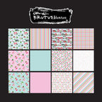 Brutus Monroe Winter Wonderland 6x6 Paper Pad bru8197-3 sheets