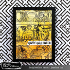 Brutus Monroe Witch's Apothecary Clear Stamp Set bru6209 bottles hand eyeballs shelves happy halloween card jessica lin