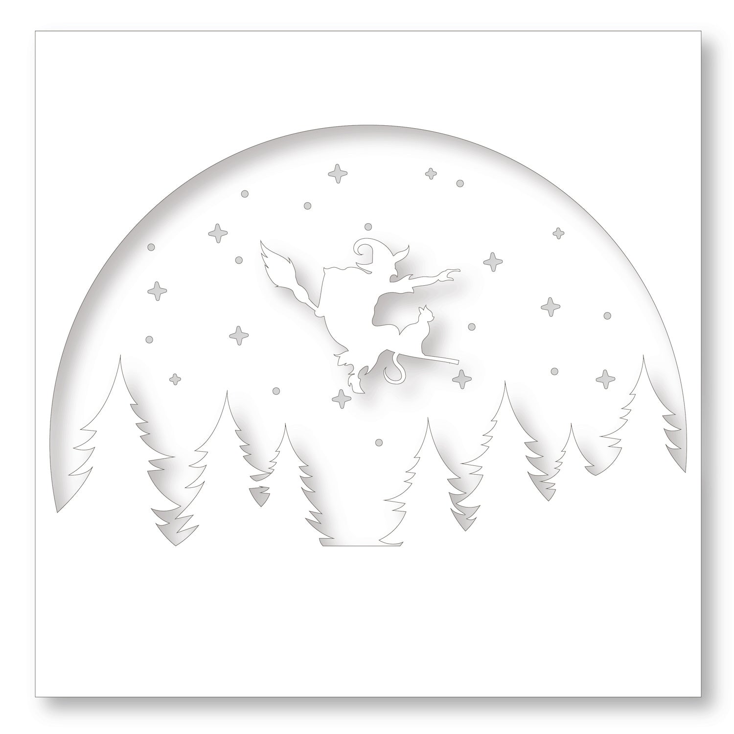 Brutus Monroe Witching Hour Layering Stencil bru4962
