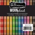 Brutus Monroe Worn Plaid 6x6 Paper Pad bru9759