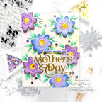Simon Says Stamp Bubble Flower and Leaves Wafer Dies s991 You Are My Favorite Mother's Day Card | color-code:ALT04