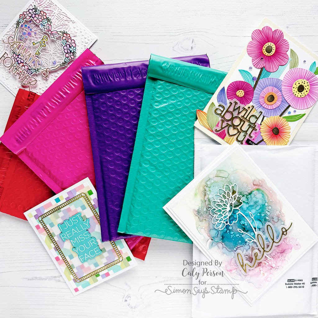 Simon Says Stamp Purple Bubble Mailers 6 Pack 6pkpurp Celebrate