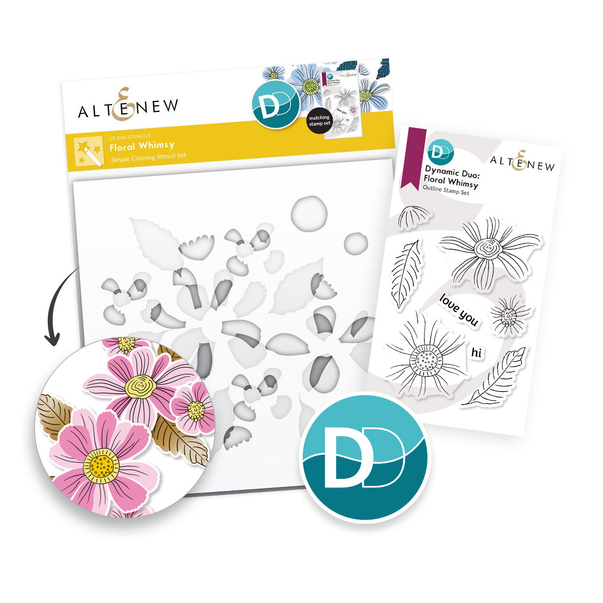 Altenew Dynamic Duo Floral Whimsy alt8691bn