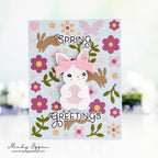 Simon Says Stamp Bundled Bunny Wafer Dies s986 Favorite Things Spring Card | color-code:ALT03