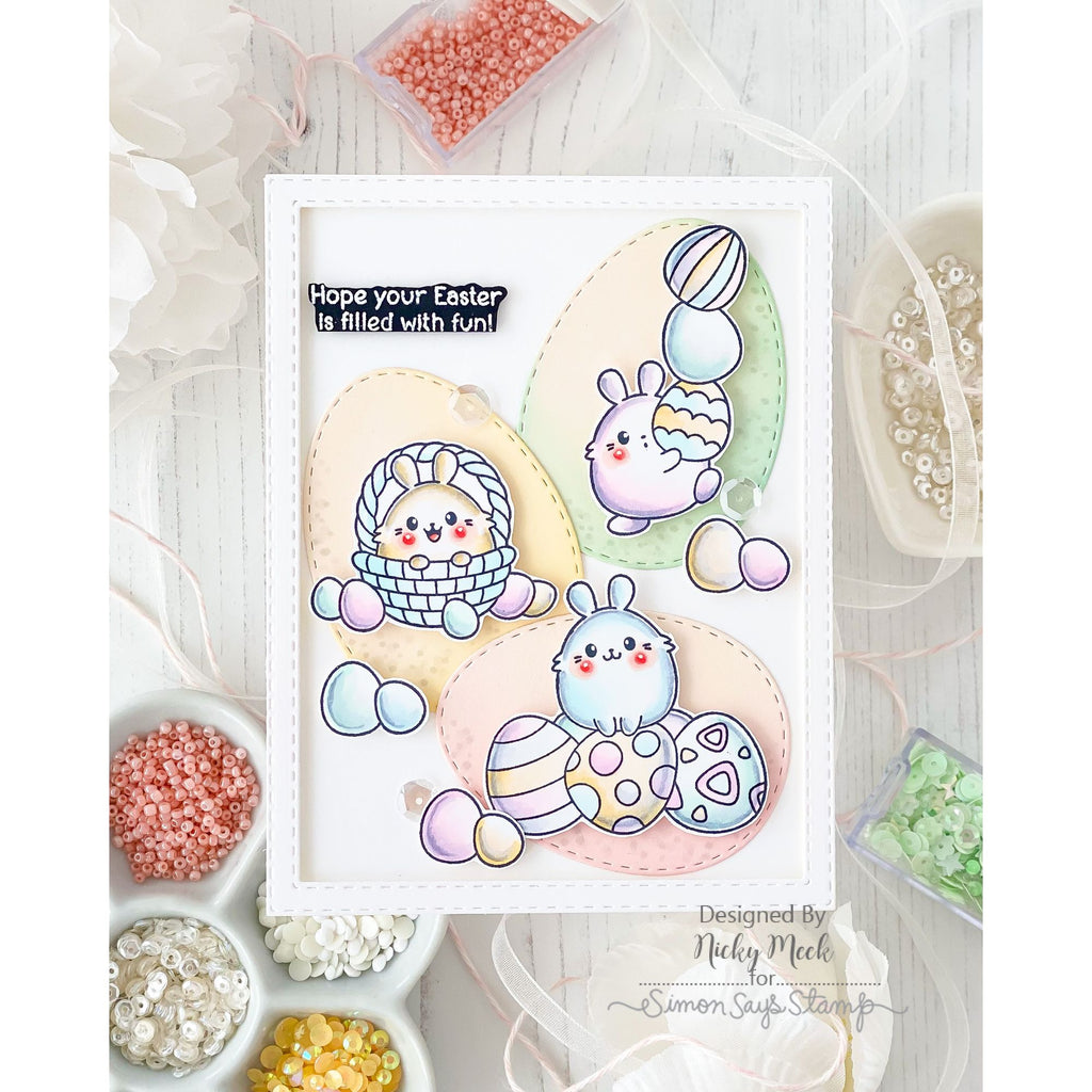 Simon Says Stamps and Dies Bunny Bonanza set1180bb Beautiful Moments Easter Card