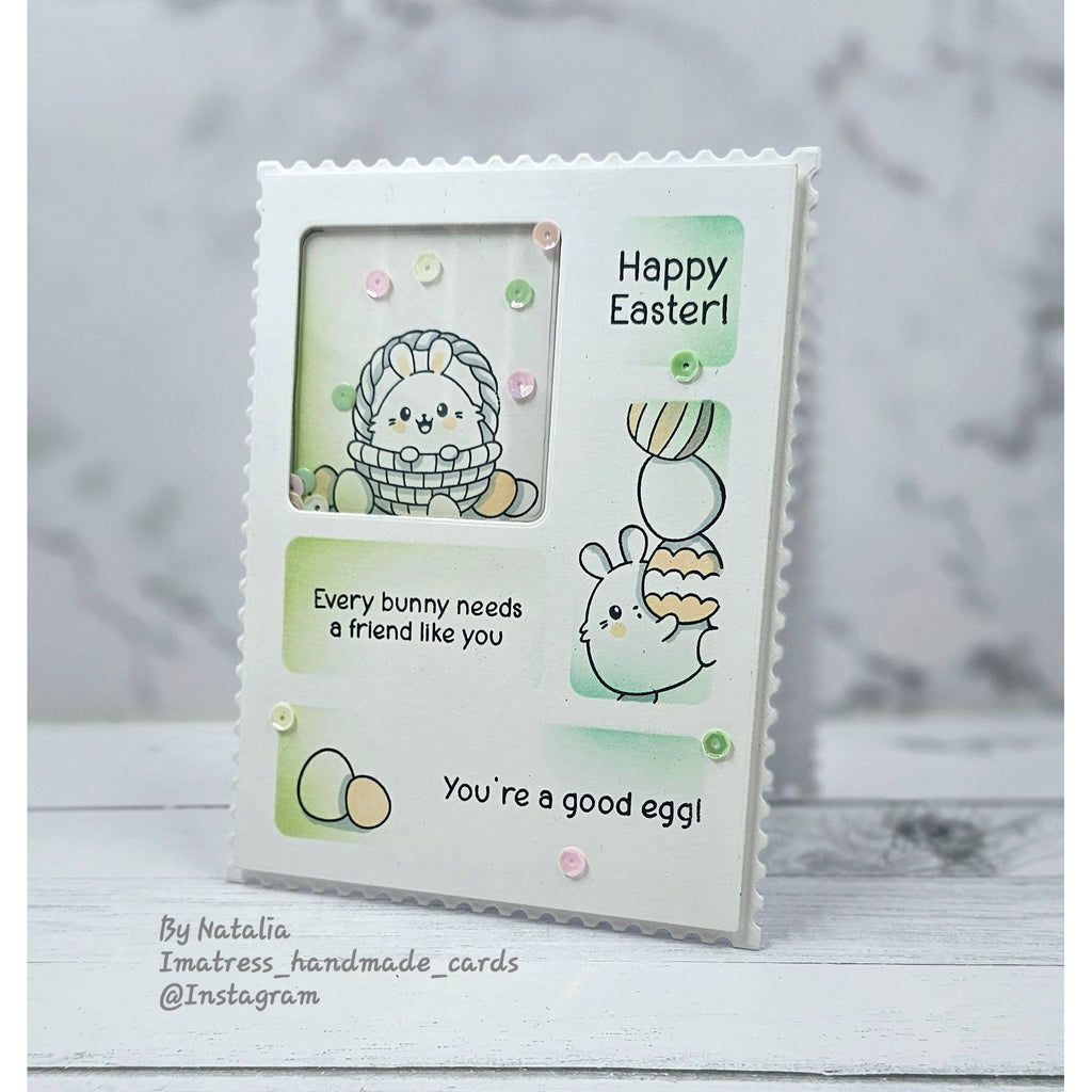Simon Says Clear Stamps Bunny Bonanza 3384ssc Beautiful Moments Easter Card