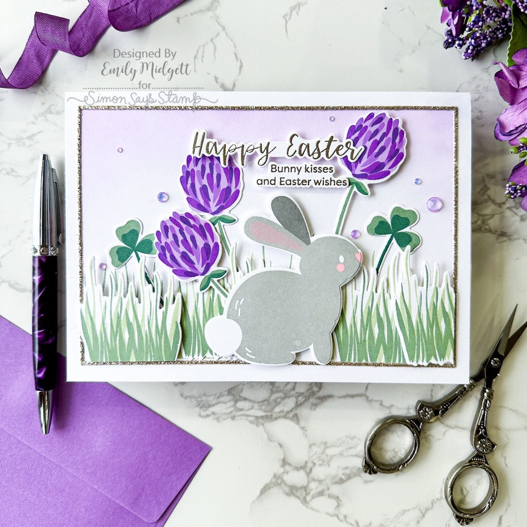 Simon Says Stamps and Dies Bunny Kisses set737bk Splendor Easter Card | color-code:ALT03