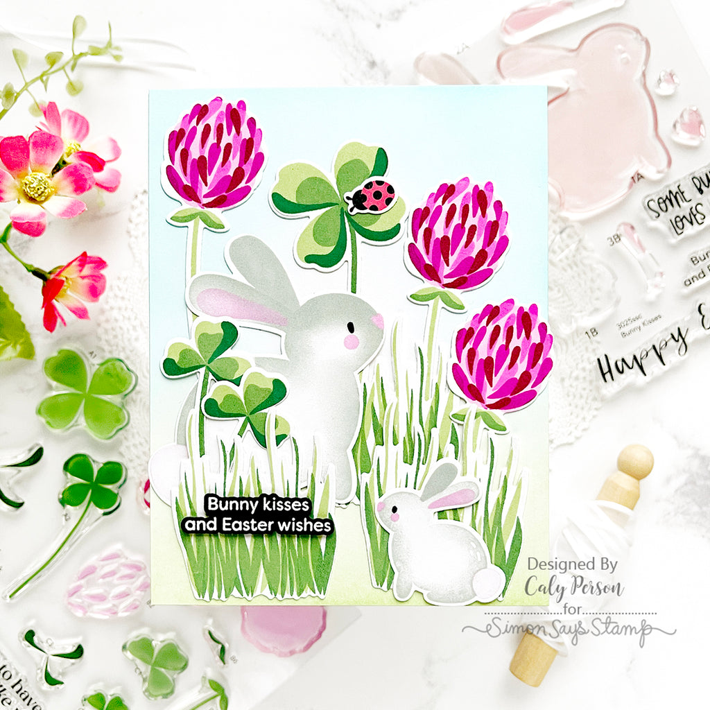 Simon Says Stamps and Dies Bunny Kisses set737bk Splendor Easter Card | color-code:ALT01