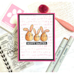 Simon Says Stamp Bunny Trail Wafer Dies 1043sdc Splendor Easter Card | color-code:ALT04