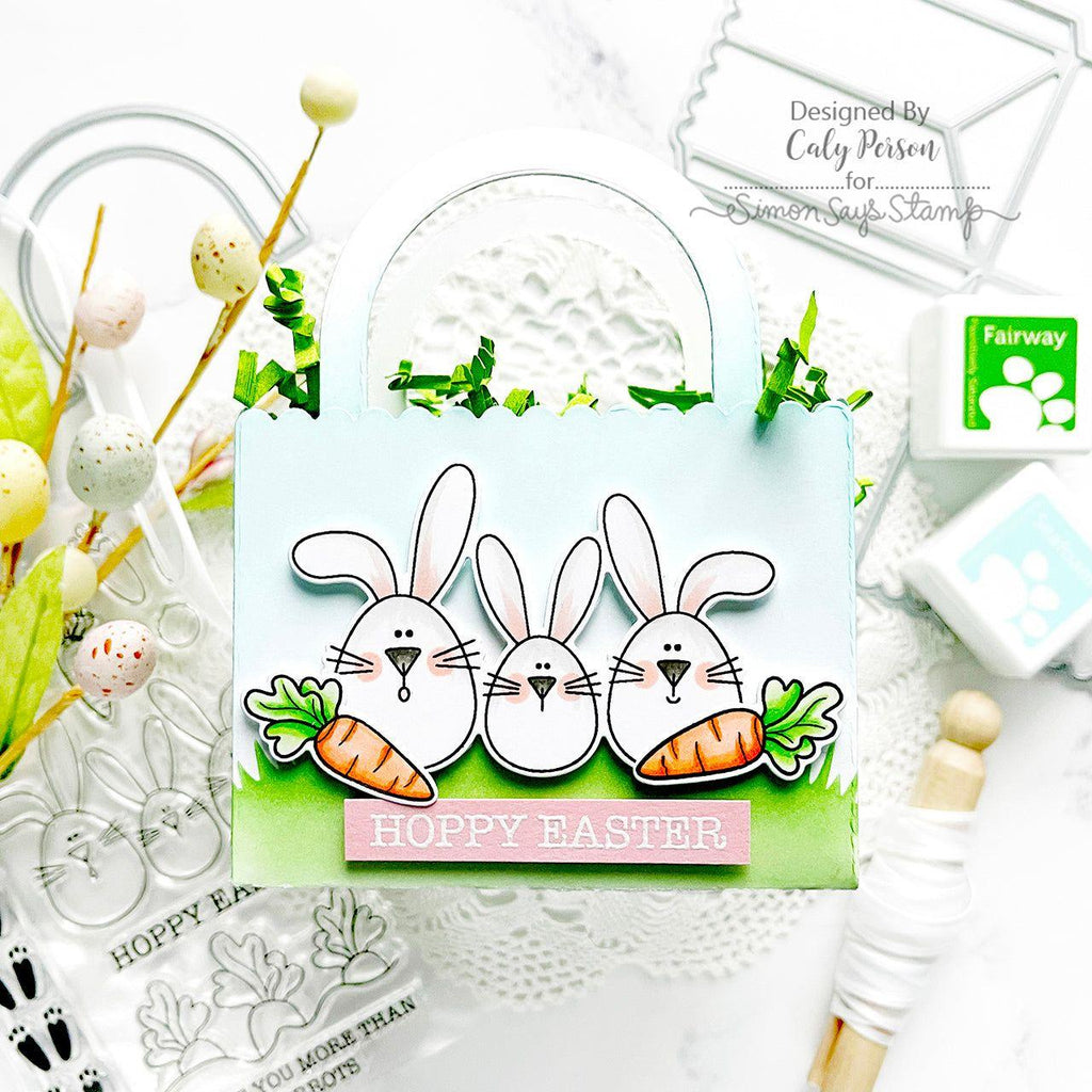 Simon Says Stamp Bunny Trail Wafer Dies 1043sdc Splendor Easter Gift Bag | color-code:ALT03