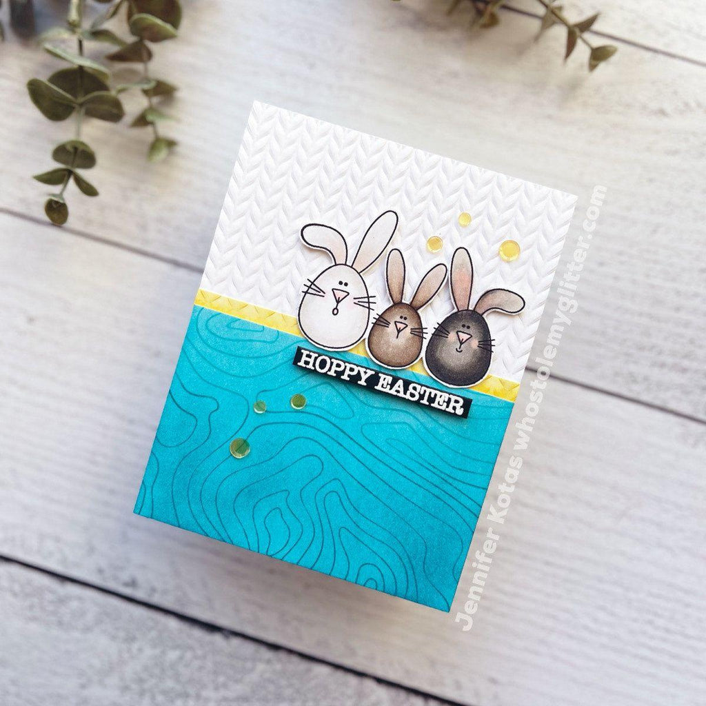 Simon Says Clear Stamps Bunny Trail 3031ssc Splendor Easter Card